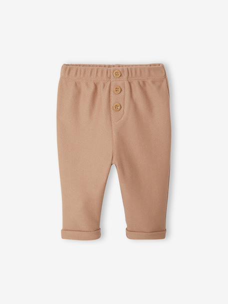 3-delig babypakje met body + broek + sjaal kameel - vertbaudet enfant 