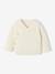 Babypakje 4-delige set in effen tricot vestje + broek + sloffen + body ecru - vertbaudet enfant 