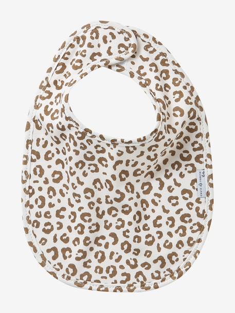 Weekplanner van ENVIE DE FRAISE slabbetjes met luipaardprint, personaliseerbaar beige - vertbaudet enfant 