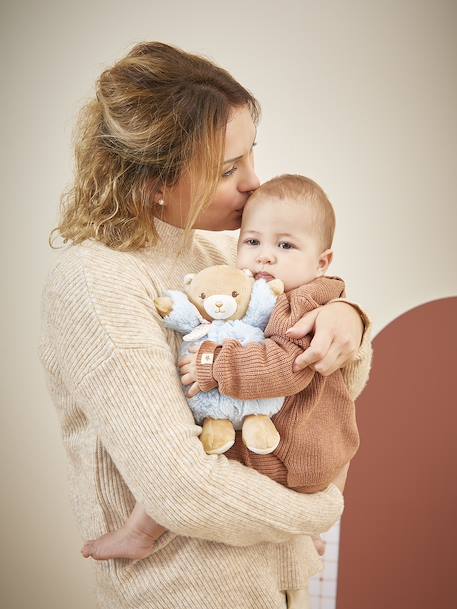 Patapouf knuffel 17cm KALOO blauw+rozen - vertbaudet enfant 