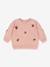 Lou sweater met motieven in pailletten KONGES SLOJD rozen - vertbaudet enfant 