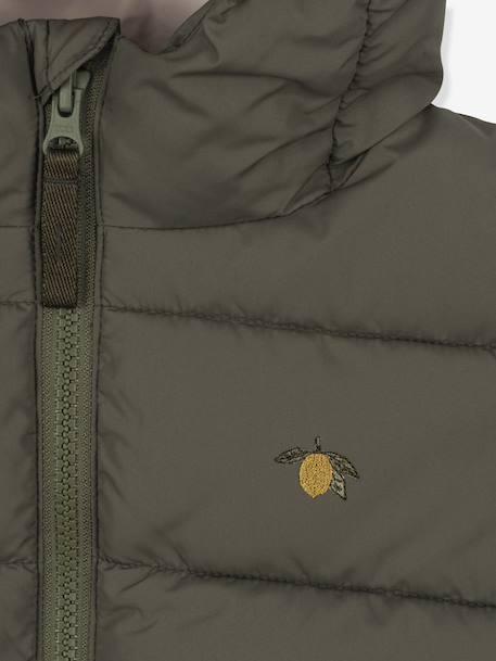 Donsjack ALPI KS103439 KONGES SLOJD groen+marineblauw+pruim - vertbaudet enfant 