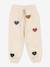 Broek van velours met hartjesmotieven KONGES SLOJD beige - vertbaudet enfant 