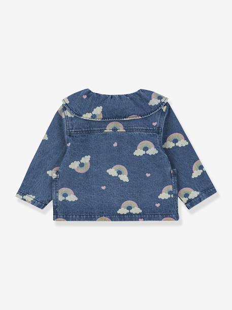 Jeans overhemd Magot KONGES SLOJD jeansblauw - vertbaudet enfant 