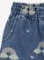 Bedrukte broek in denim Magot KONGES SLOJD jeansblauw - vertbaudet enfant 