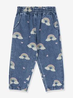 -Bedrukte broek in denim Magot KONGES SLOJD