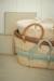 Babywieg van ENVIE DE FRAISE van natuurlijke gevlochten vezels 0016+beige+saliegroen - vertbaudet enfant 