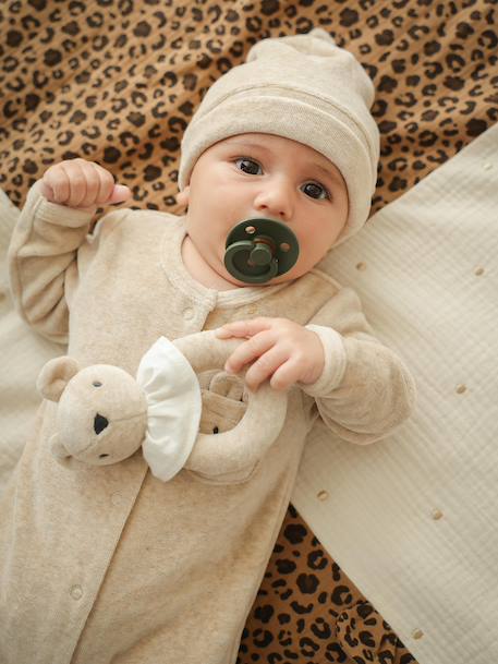 Gepersonaliseerde ENVIE DE FRAISE babypakje voor jongens en meisjes gemêleerd beige - vertbaudet enfant 