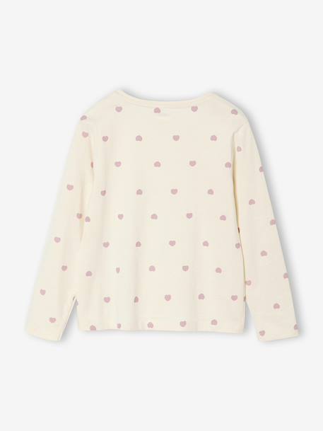 T-shirt met lange mouwen voor meisjes Disney® Marie les Aristochats ecru - vertbaudet enfant 