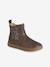 Leren meisjeslaarzen beige+brons+bruin+groen+kameel+marineblauw+oudroze - vertbaudet enfant 