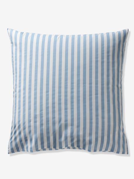 Bedset dekbedovertrek + kussensloop voor kinderen PÔLE NORD, met gerecycled katoen oceaanblauw - vertbaudet enfant 