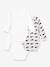 Set van 3 overslag body's met lange mouwen en print baby PETIT BATEAU wit - vertbaudet enfant 