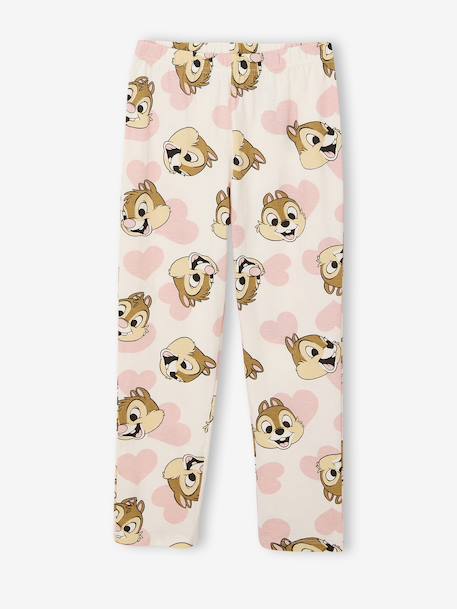 Pyjama voor meisjes DISNEY ANIMALS® Tic & Tac ecru - vertbaudet enfant 