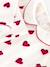Pyjama 2-delige baby met hartjesprint PETIT BATEAU wit - vertbaudet enfant 