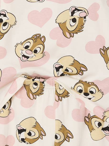 Pyjama voor meisjes DISNEY ANIMALS® Tic & Tac ecru - vertbaudet enfant 