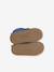 Babyslofjes van zacht leer met antislip beige+blauw+bruin+chocoladebruin+felblauw+groen+oceaanblauw+okergeel+saliegroen+veel beige+veel bruin+veel groen - vertbaudet enfant 