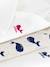 Set van 3 overslag body's met lange mouwen en print baby PETIT BATEAU wit - vertbaudet enfant 