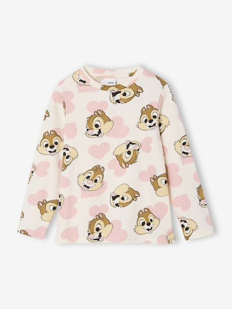 Pyjama voor meisjes DISNEY ANIMALS® Tic & Tac ecru - vertbaudet enfant 