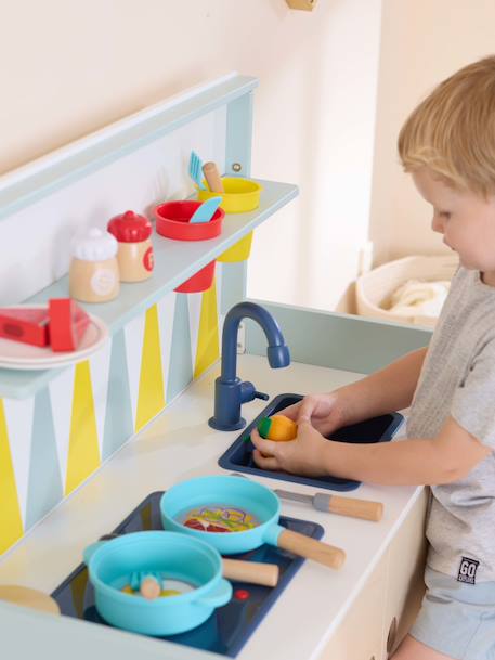 Uitgeruste keukens - 2-in-1 HAPE onderkast wit - vertbaudet enfant 