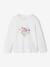Set van 2 pyjama's fluweel/velours met bloemen voor meisjes ecru - vertbaudet enfant 