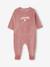 Set van 3 fluwelen babyslaappakjes BASICS cappuccino+rozen - vertbaudet enfant 