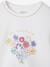 Set van 2 pyjama's fluweel/velours met bloemen voor meisjes ecru - vertbaudet enfant 