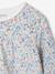 Set van 2 pyjama's fluweel/velours met bloemen voor meisjes ecru - vertbaudet enfant 