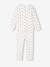 Set van 2 pyjama's voor meisjes in fluweel / velours Fruit ecru - vertbaudet enfant 