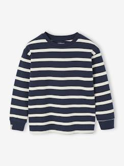 -Gestreept T-shirt met lange mouwen voor jongens