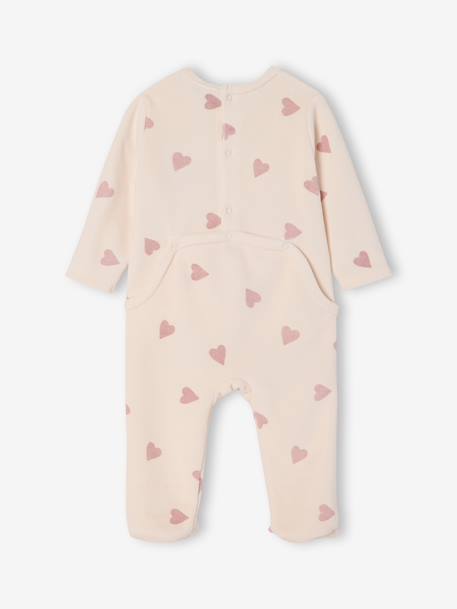 Set van 2 babyslaappakje fluweel / velours Marie lila (poederkleur) - vertbaudet enfant 
