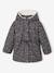 Romantische parka met capuchon voor meisjes groen+marineblauw - vertbaudet enfant 