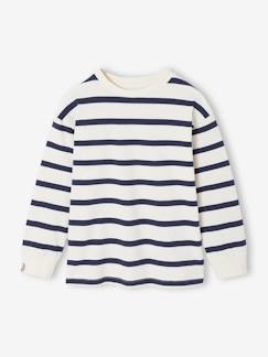 -Gestreept T-shirt met lange mouwen voor jongens