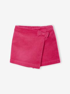 -Skort voor meisjes van fluweel/velours