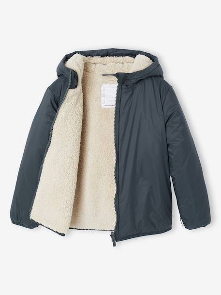 3-in-1-parka voor baby met afneembaar vest kaki+korstmos+Marinegrijs+pecannoot - vertbaudet enfant 