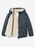 3-in-1-parka voor baby met afneembaar vest kaki+korstmos+Marinegrijs+pecannoot - vertbaudet enfant 