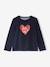 Set van 2 pyjama's fluweel / velours met hartjes voor meisjes ecru - vertbaudet enfant 