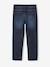 Elastische en verstelbare jeans met wijde pijpen ongewassen denim+stone - vertbaudet enfant 