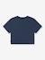 T-shirt meisjes Boxy meet and greek LEVI'S® korte mouwen marineblauw - vertbaudet enfant 