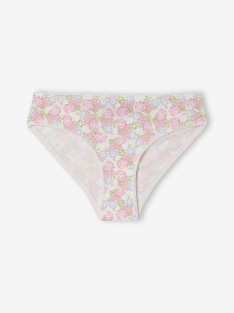 Set van 5 slipjes Disney® Princesses voor meisjes lichtroze - vertbaudet enfant 