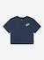 T-shirt meisjes Boxy meet and greek LEVI'S® korte mouwen marineblauw - vertbaudet enfant 