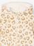 Meisjespyjama jumpsuit met luipaardprint van sherpa beige - vertbaudet enfant 