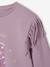 T-shirt met franjes voor meisjes met lange mouwen zachtpaars - vertbaudet enfant 