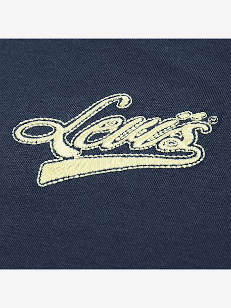 T-shirt meisjes Boxy meet and greek LEVI'S® korte mouwen marineblauw - vertbaudet enfant 