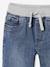 Onverwoestbare rechte relaxjeans jongens, eenvoudig aan te trekken denimgrijs+double stone+ongewassen denim+stone - vertbaudet enfant 