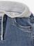 Onverwoestbare rechte relaxjeans jongens, eenvoudig aan te trekken denimgrijs+double stone+ongewassen denim+stone - vertbaudet enfant 
