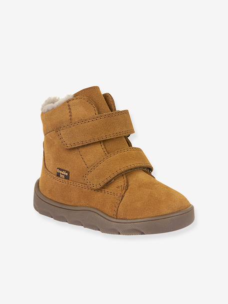 ZERU TEX FURRY BAREFOOT FRODDO blotevoetenlaarzen voor kinderen karamel - vertbaudet enfant 