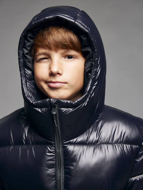 Puffy donsjack JONEN antraciet - vertbaudet enfant 