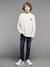 Slim fit jeans met destroyed effect JONEN stone+zwart denim - vertbaudet enfant 
