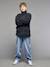 Losse jongensjeans JONEN denimgrijs+double stone+ongewassen denim - vertbaudet enfant 