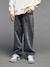 Losse jongensjeans JONEN denimgrijs+double stone+ongewassen denim - vertbaudet enfant 